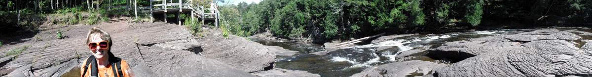 Karen Duquette and Manido Falls